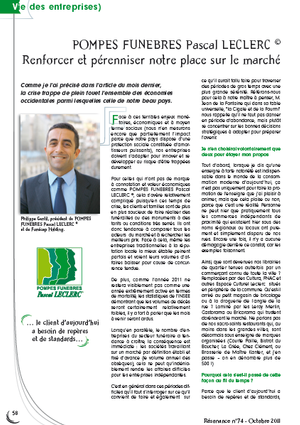 Article Magazine Résonance Octobre 2011