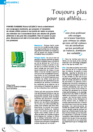 Article Magazine Résonance Juin 2012