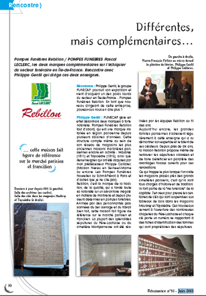 Article Magazine Résonance Juin 2013