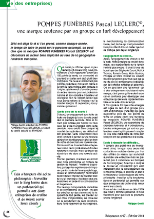 Article Magazine Résonance Février 2014