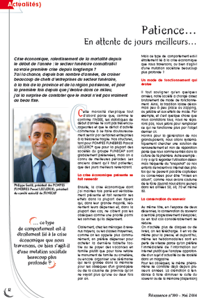 Article Magazine Résonance Mai 2014